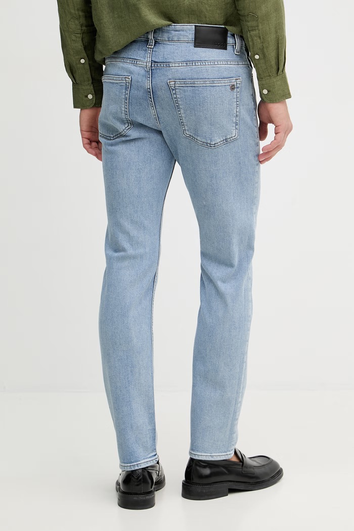 Îmbrăcăminte BOSS Orange blugi slim fit pentru bărbați 50556871 albastru