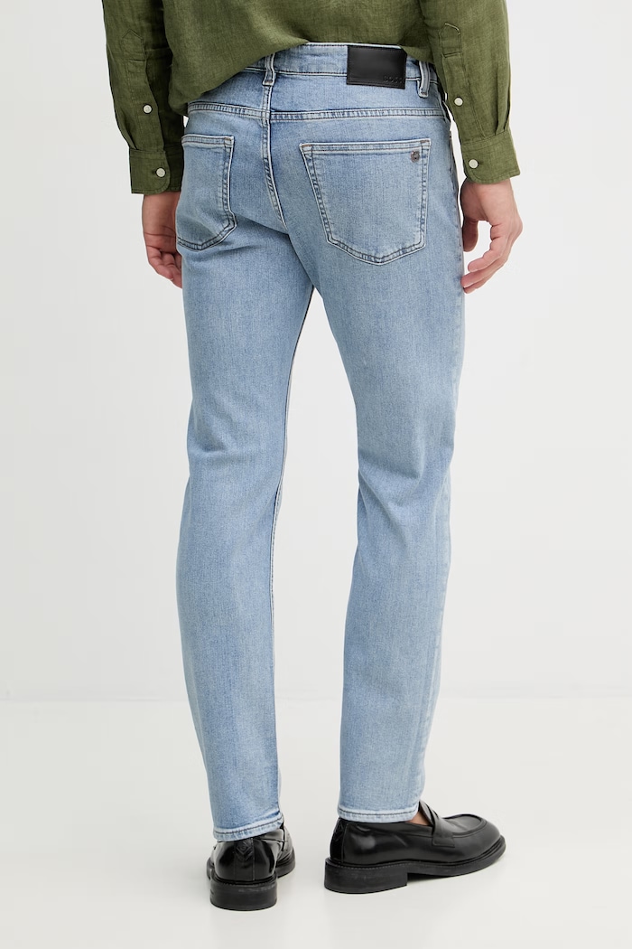 Îmbrăcăminte BOSS Orange blugi slim fit pentru bărbați 50556871 albastru