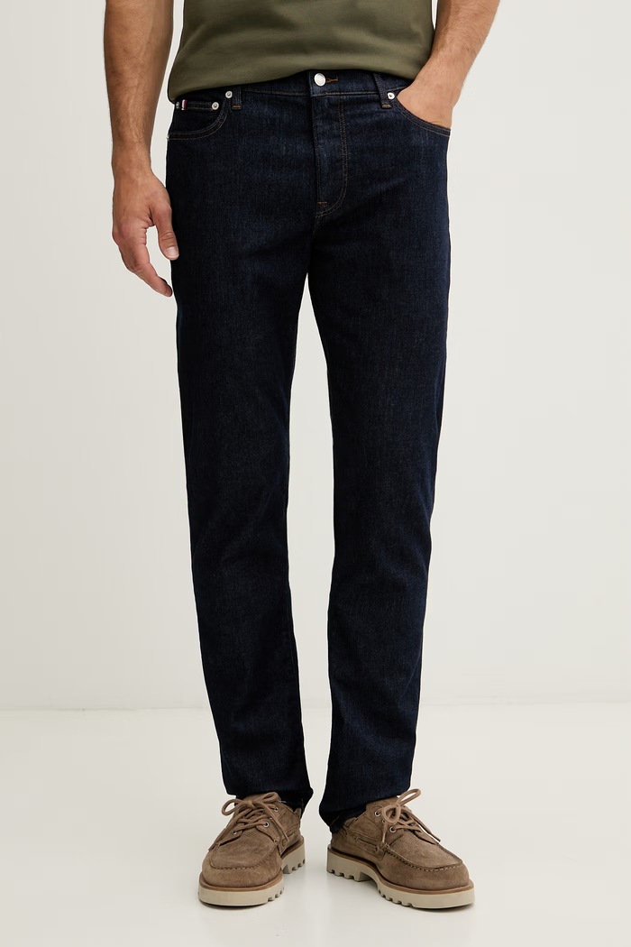 Tommy Hilfiger rifle slim fit pánske tmavomodrá MW0MW42296