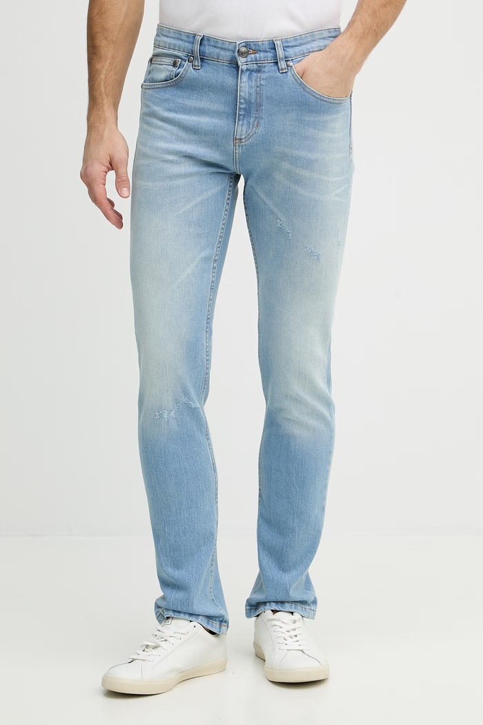 Just Cavalli blugi slim fit pentru bărbați albastru 80OAB5S0.CDWCF