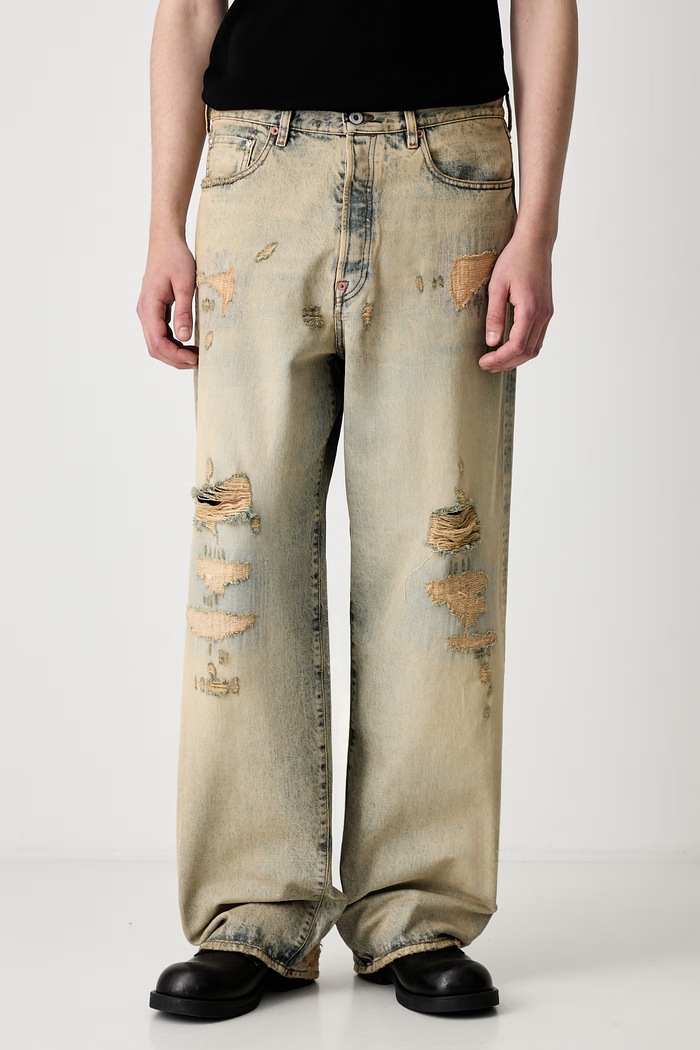 Kenzo Pants relaxed fit jeans Men's blue FG55DP4246Q8