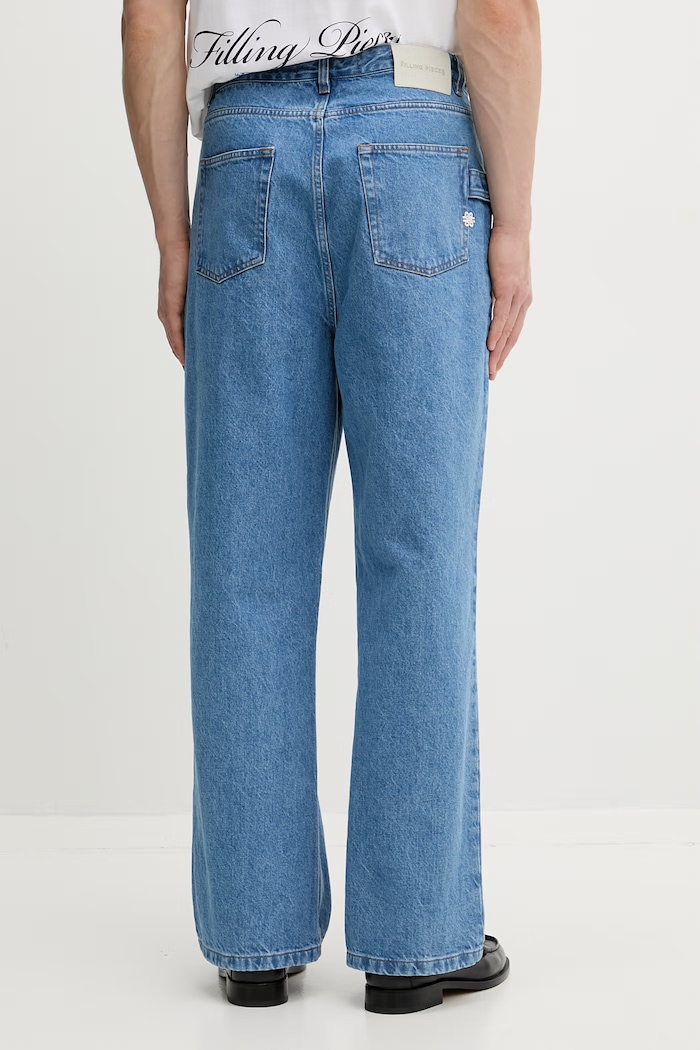 Îmbrăcăminte Filling Pieces blugi relaxed fit bărbați Washed 422550500260.154 albastru