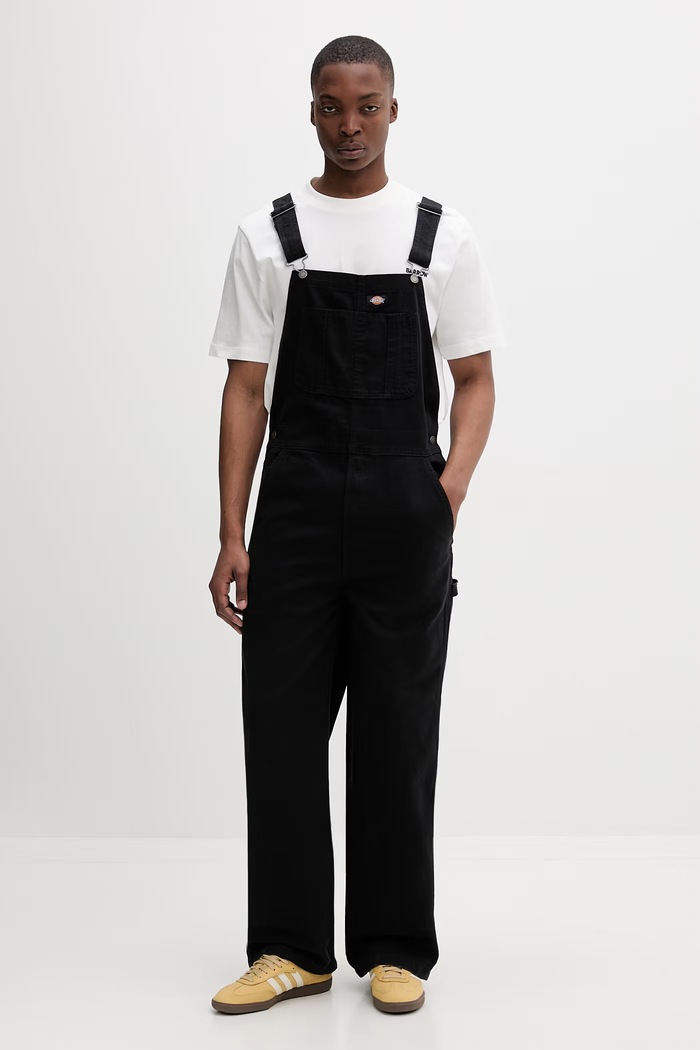 Dickies rifle na traky rifľové pánske čierna DK0A87N6BLK1
