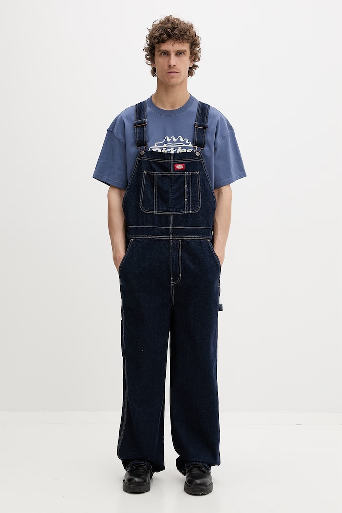 Dickies rifle na traky rifľové pánske DK0A88EERIN1 tmavomodrá SS26