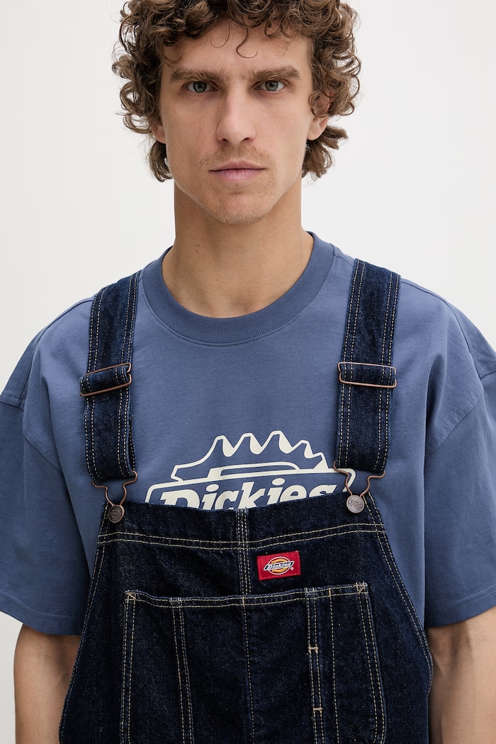 Dickies rifle na traky rifľové pánske tmavomodrá DK0A88EERIN1