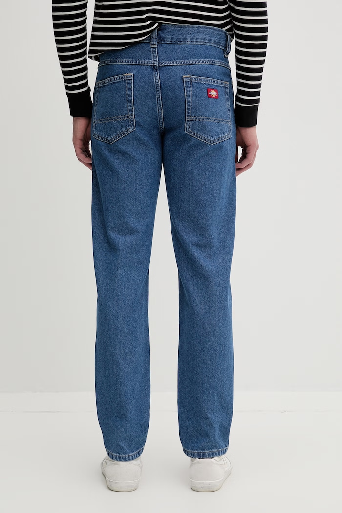 Oblečenie Dickies rifle slim fit pánske DK0A88OBCLB1 modrá