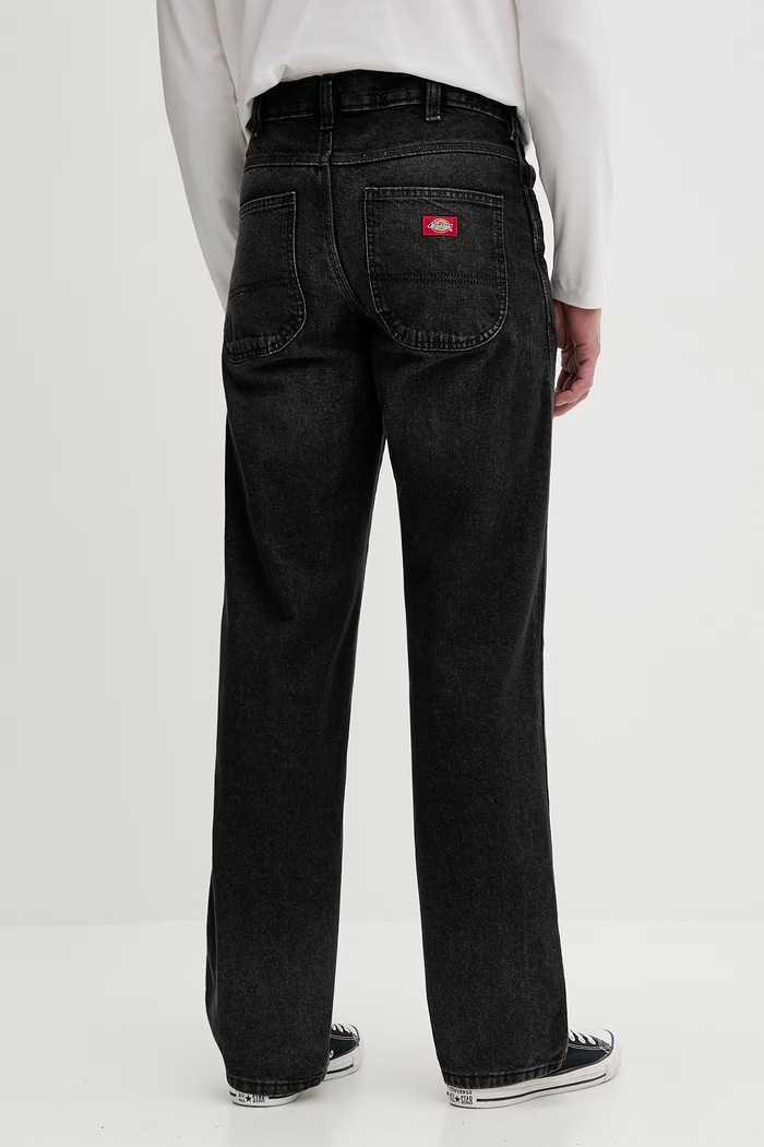 Дрехи Dickies дънки relaxed fit мъжки DK0A882AL241 черен