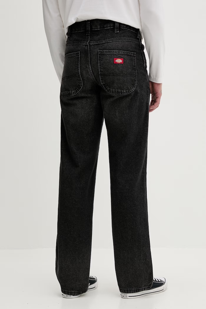 Дрехи Dickies дънки relaxed fit мъжки DK0A882AL241 черен