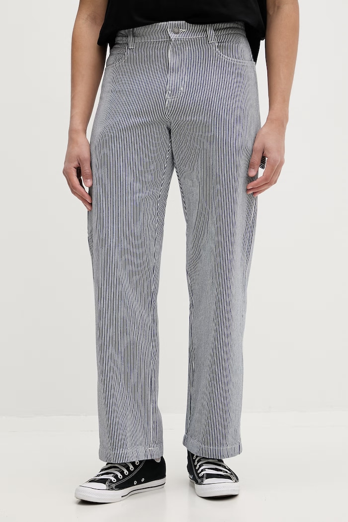 Dickies spodnie straight męskie bawełniane granatowy DK0A88K8RI21