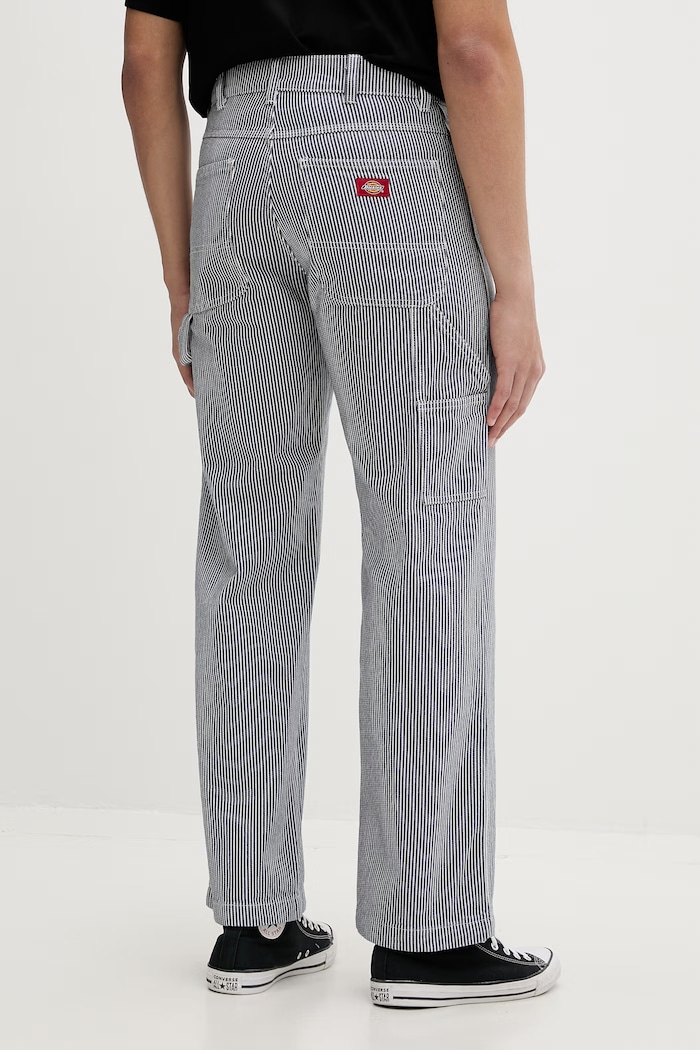 Odzież Dickies spodnie straight męskie bawełniane DK0A88K8RI21 granatowy