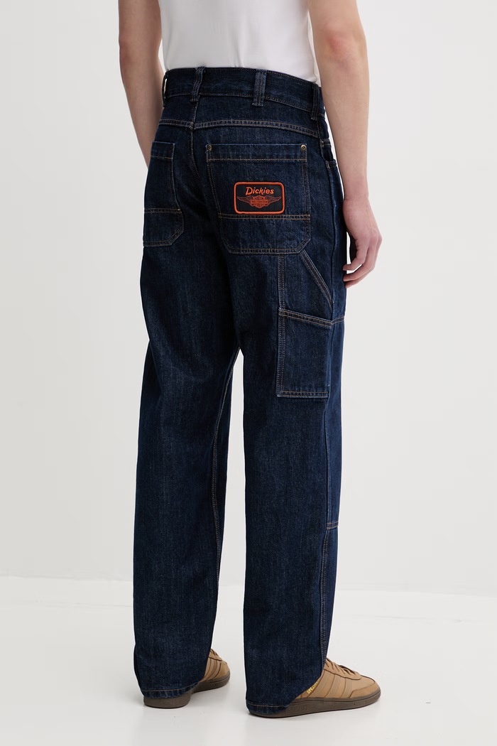Îmbrăcăminte Dickies blugi pentru bărbați DK0A88NTRNB1 bleumarin