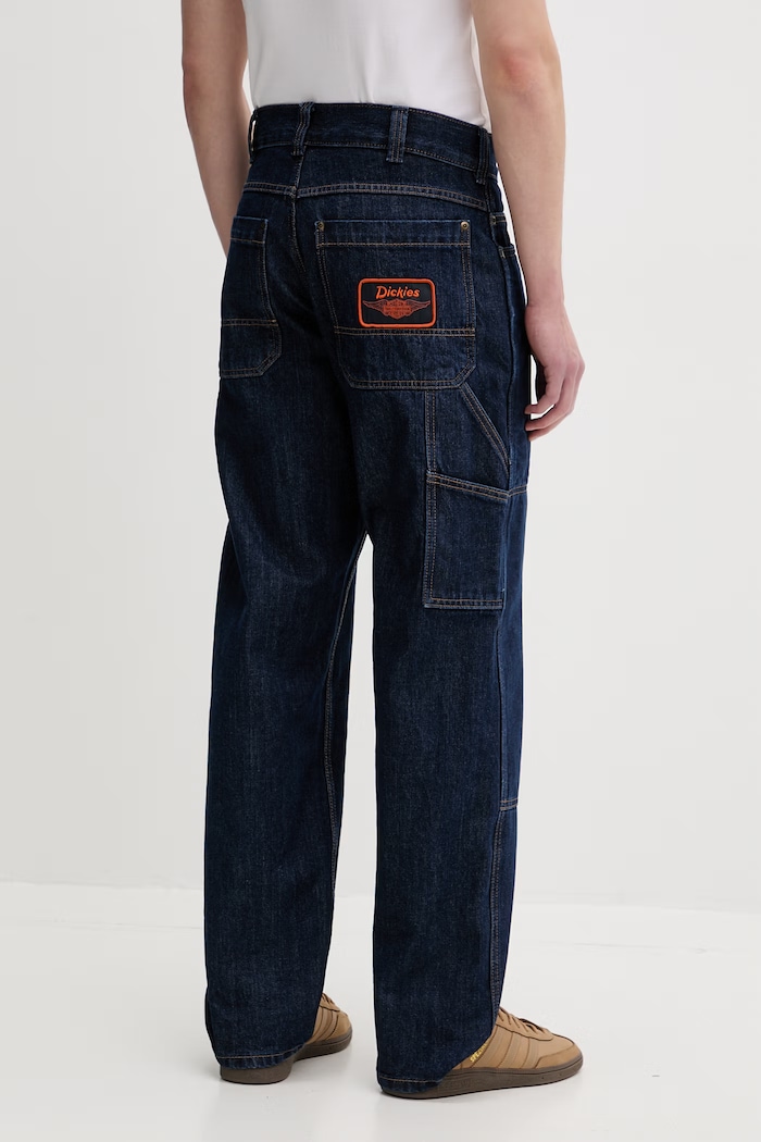 Îmbrăcăminte Dickies blugi pentru bărbați DK0A88NTRNB1 bleumarin