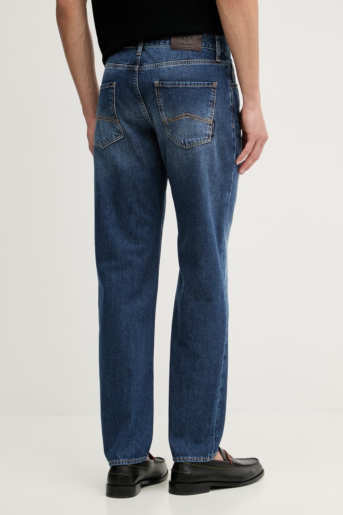 Дрехи Armani Exchange дънки straight мъжки XM000069.AF24455 тъмносин