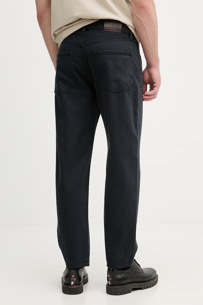 Odzież Armani Exchange jeansy loose męskie XM000075.AF24874 granatowy