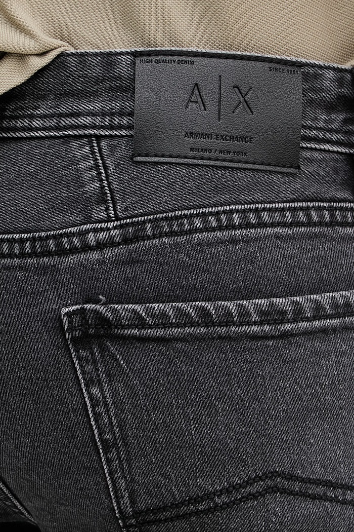 Armani Exchange blugi skinny pentru bărbați gri XM001512.AF22558