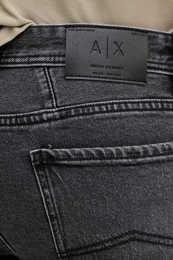 Armani Exchange blugi skinny pentru bărbați gri XM001512.AF22558