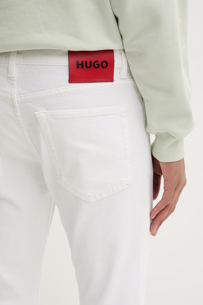 HUGO rifle extra slim pánske HUGO 734 biela 50556044