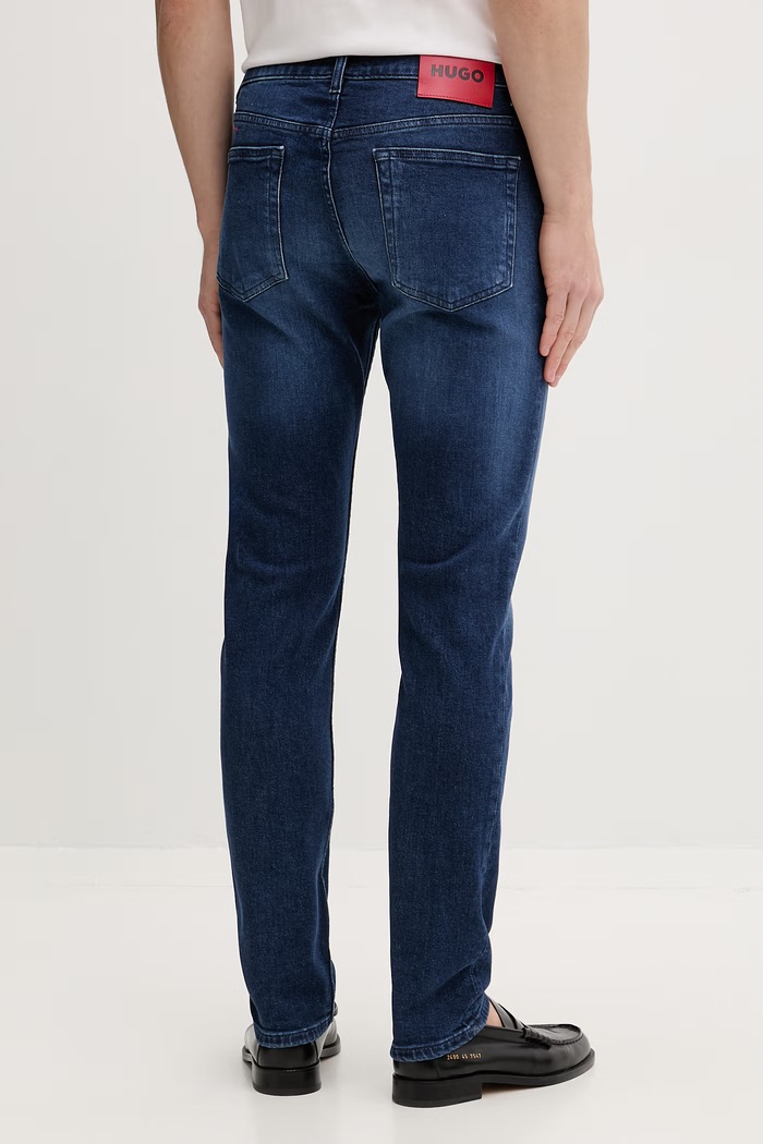 Îmbrăcăminte HUGO blugi slim fit pentru bărbați HUGO 708 50556089 albastru