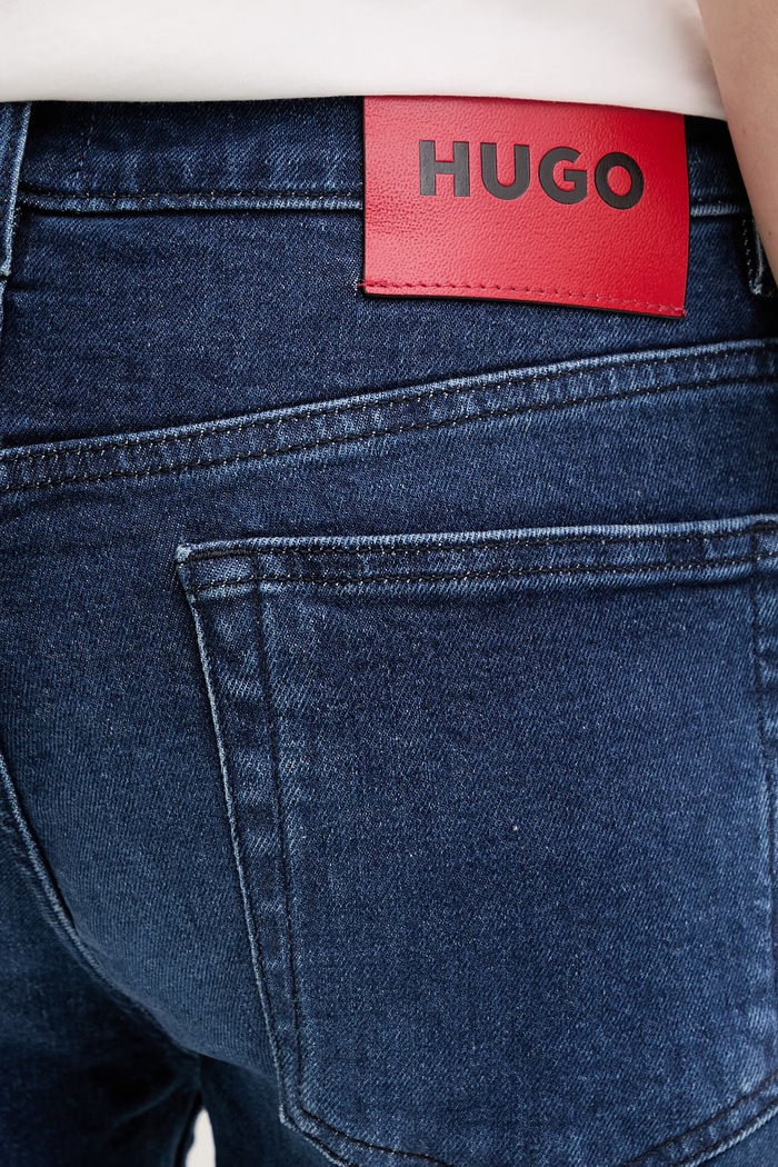 HUGO blugi slim fit pentru bărbați HUGO 708 albastru 50556089