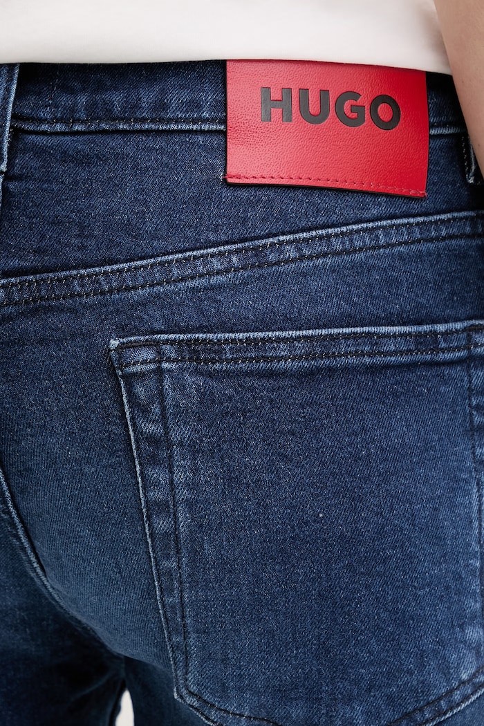 HUGO blugi slim fit pentru bărbați HUGO 708 albastru 50556089