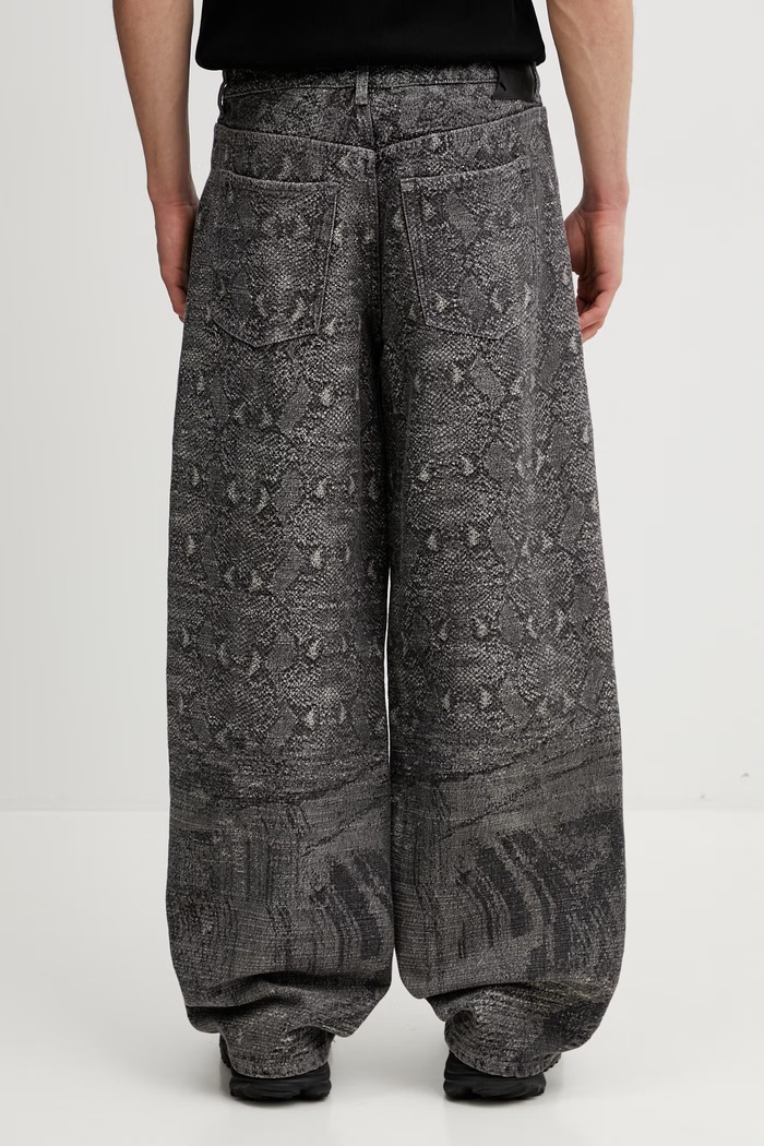 Îmbrăcăminte Daily Paper jeans denim snake oversized 2610003 gri