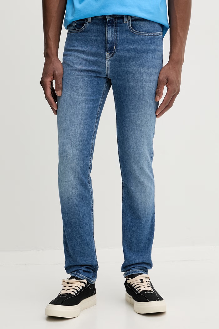 Karl Lagerfeld Jeans pánske skinny jeansy modrá B2M10103