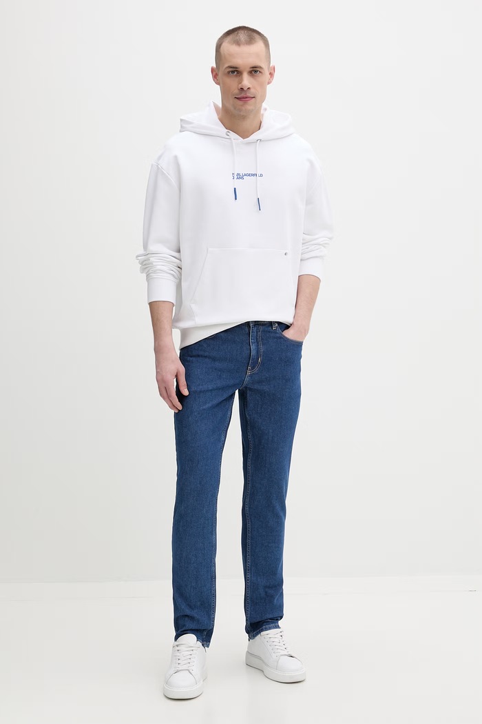 Karl Lagerfeld Jeans blugi slim fit pentru bărbați B2M10105 bleumarin SS26