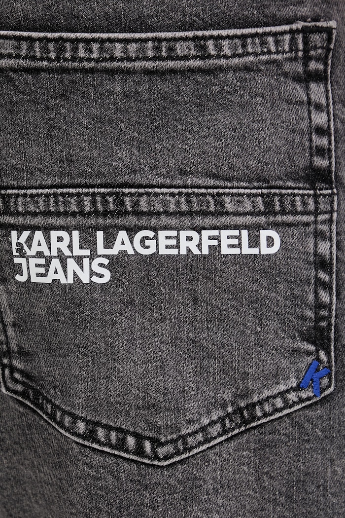 Karl Lagerfeld Jeans blugi conici pentru bărbați gri B2M10112