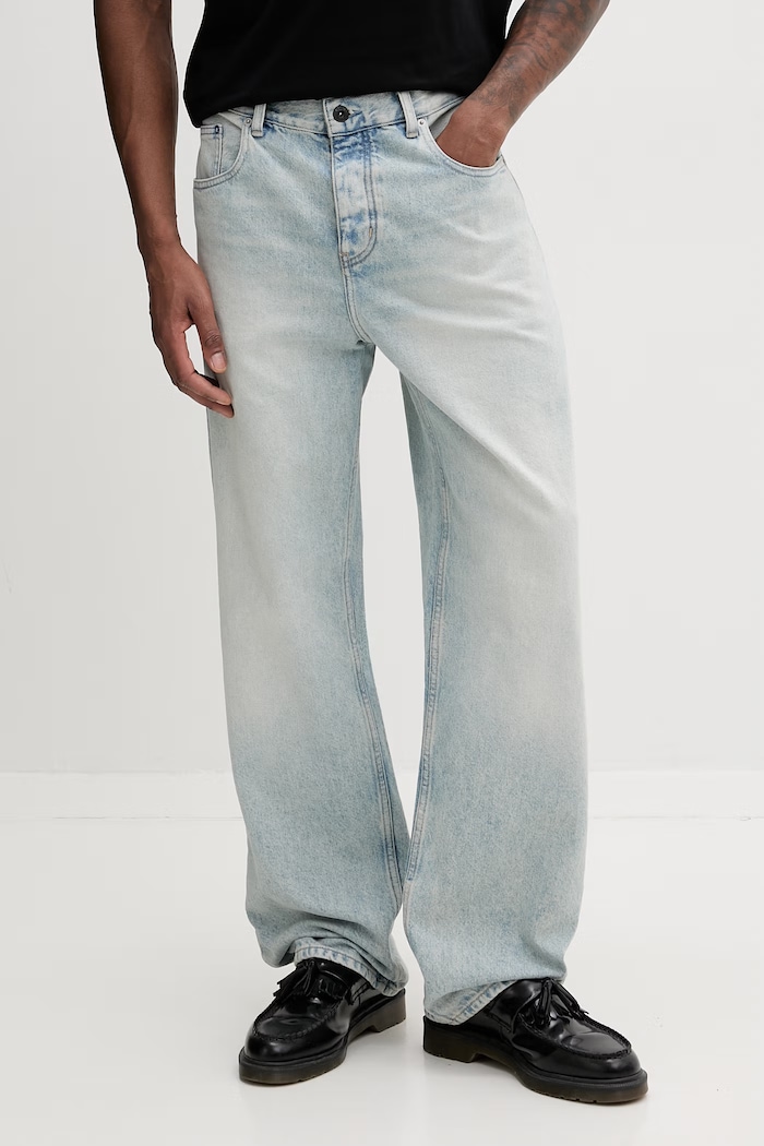 Karl Lagerfeld Jeans Pánske rifle relaxed fit modrá B2M10115