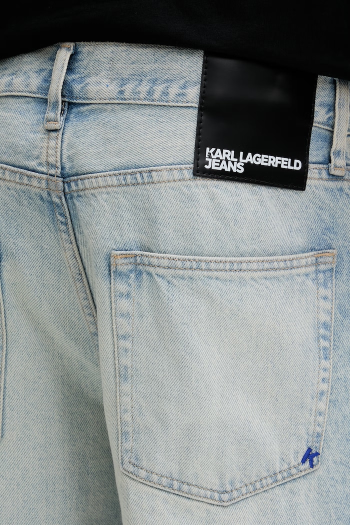 Karl Lagerfeld Jeans Pánske rifle relaxed fit modrá B2M10115