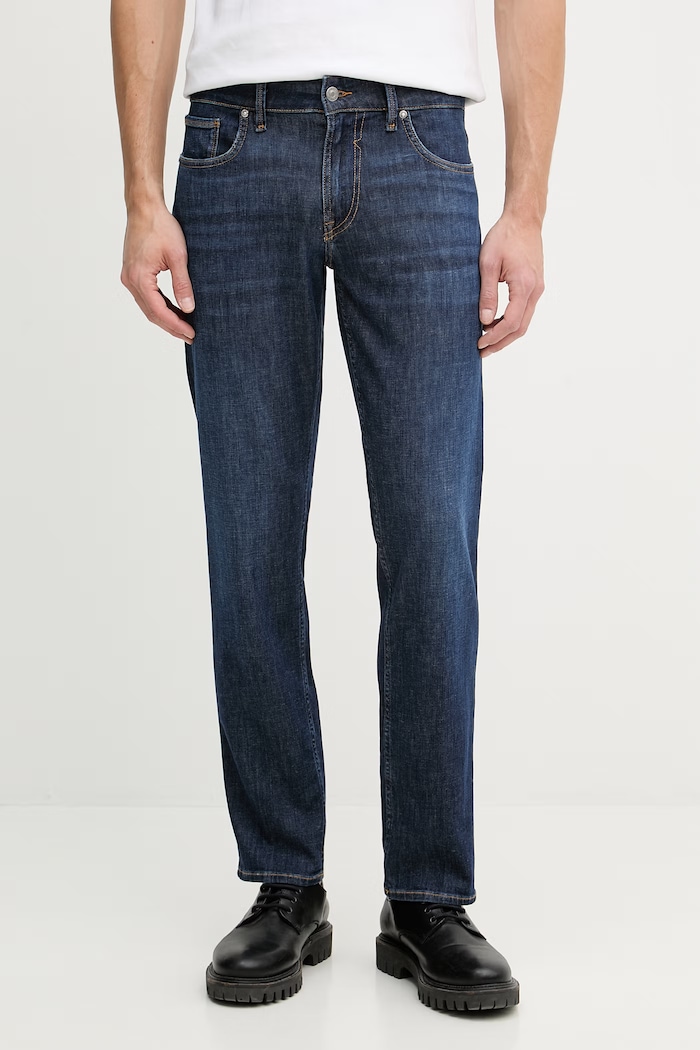 Guess rifle slim fit pánske ANGELS tmavomodrá M6GAN2.D0747