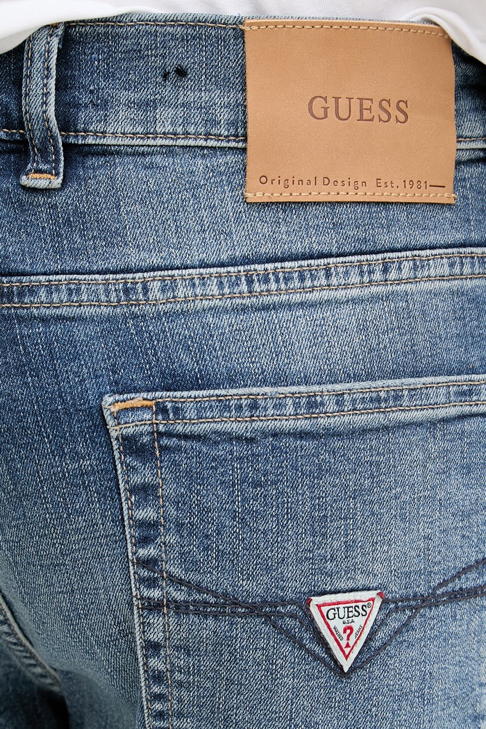Guess rifle relaxed fit pánske DAMON modrá M6GA82.D0776