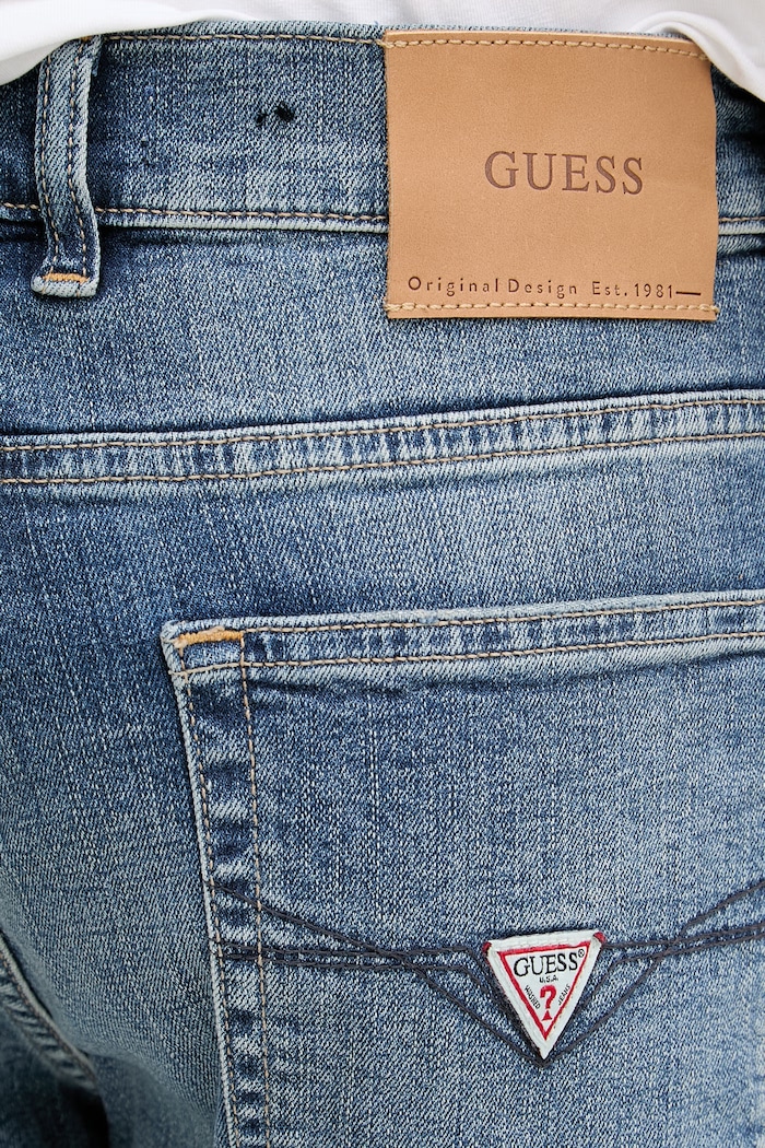 Guess rifle relaxed fit pánske DAMON modrá M6GA82.D0776