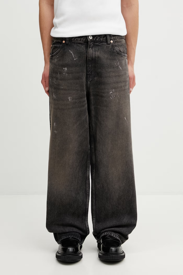 Our Legacy jeansy straight męskie Vast Cut szary M2265VN