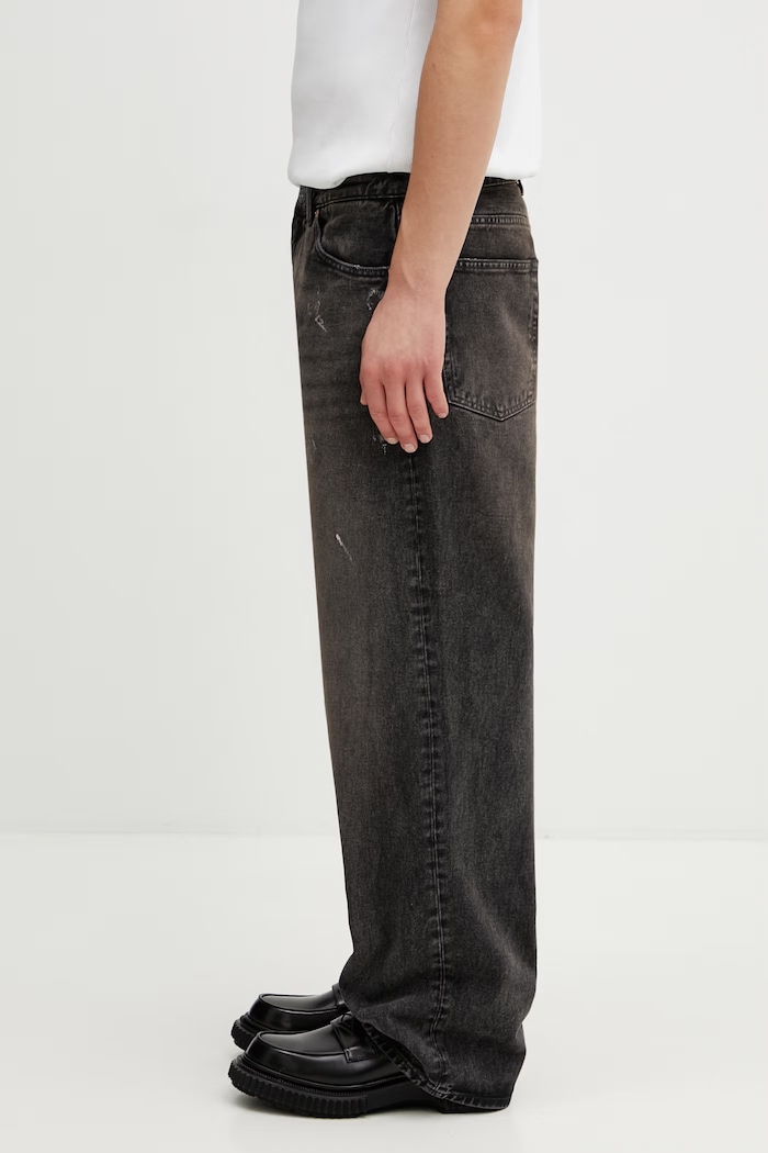 Our Legacy jeansy straight męskie Vast Cut M2265VN szary SS26