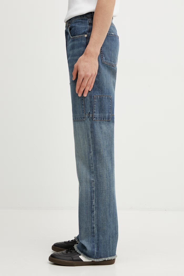 Wales Bonner Chance regular jeans men's MS26DE01.CO06.502 blue SS26