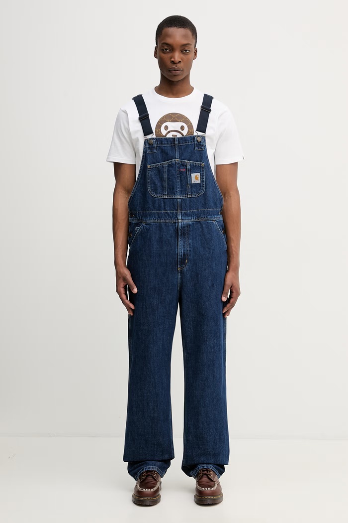 Carhartt WIP Bib Overall denim overalls Men's blue I036594.106