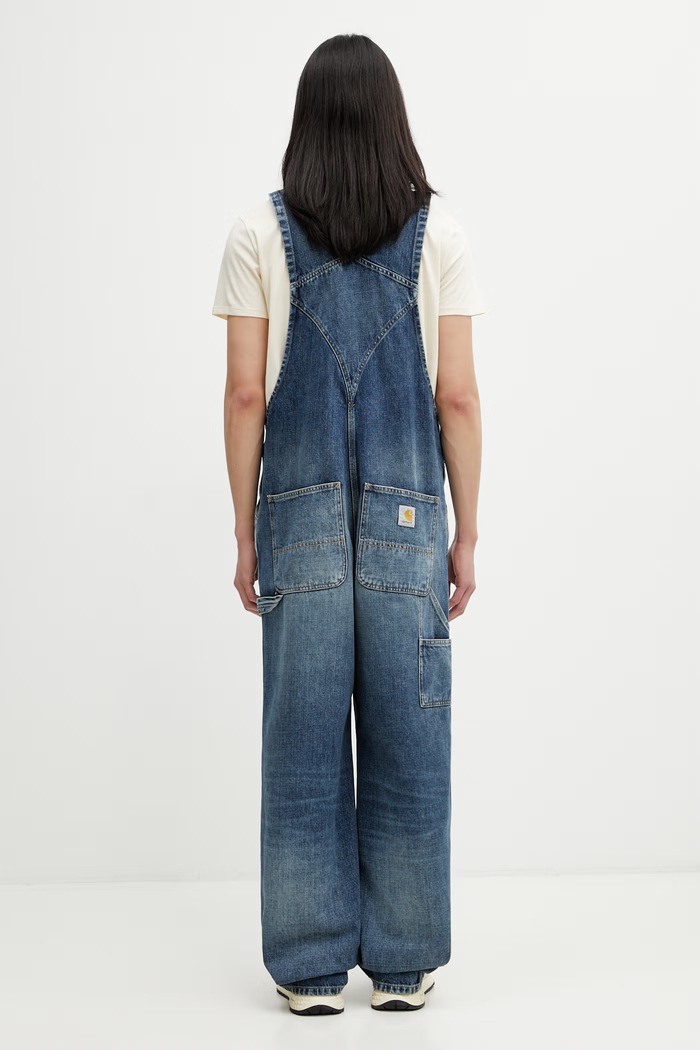 Ρούχα Carhartt WIP Bib Overall σαλοπέτα ανδρική ντένιμ I036594.014L μπλε