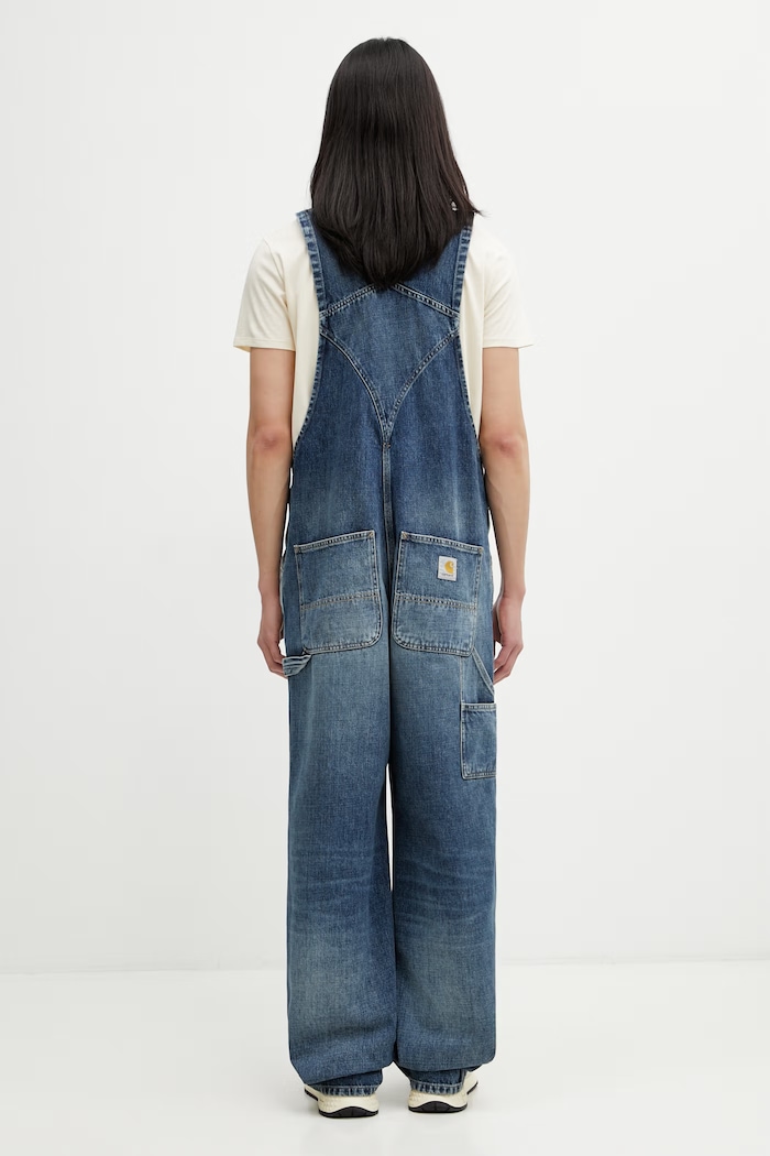 Ρούχα Carhartt WIP Bib Overall σαλοπέτα ανδρική ντένιμ I036594.014L μπλε