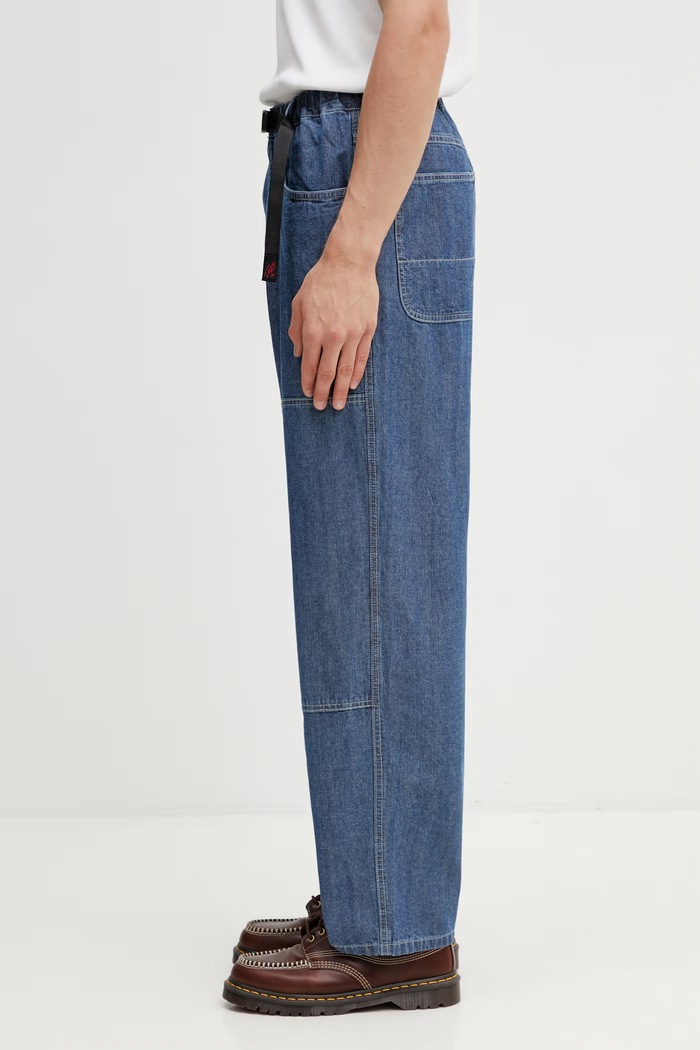 Gramicci JAPANESE CHAMBRAY DOUBLE KNEE Ανδρικά τζιν loose G6SM.P015. μπλε SS26