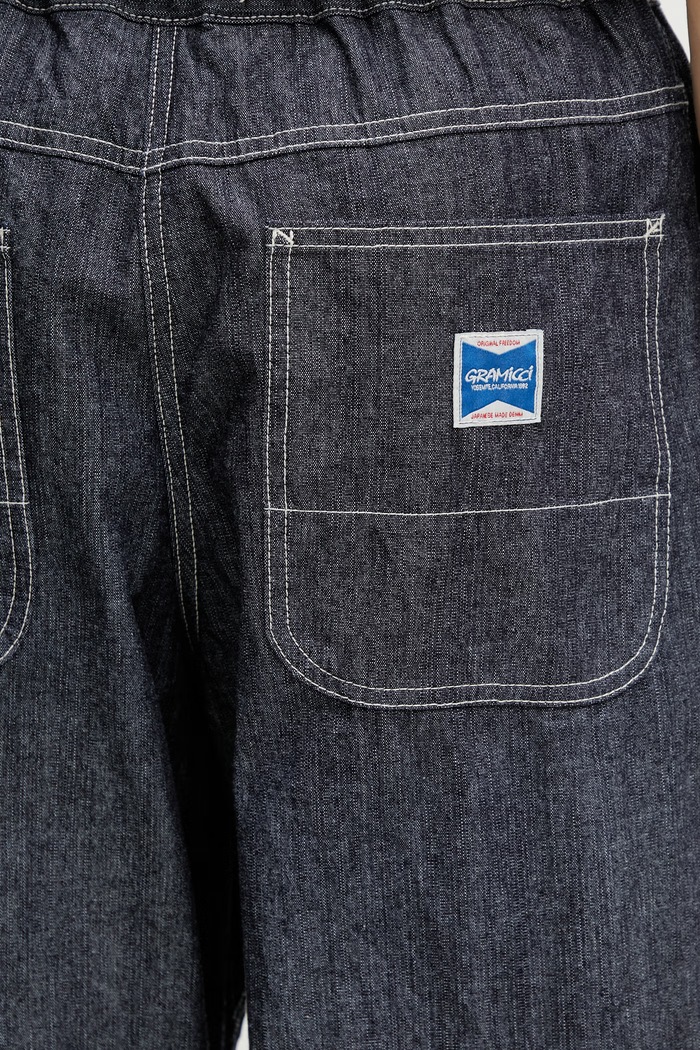 Gramicci JAPANESE CHAMBRAY DOUBLE KNEE χαλαρά Ανδρικά σκούρο μπλε G6SM.P015.