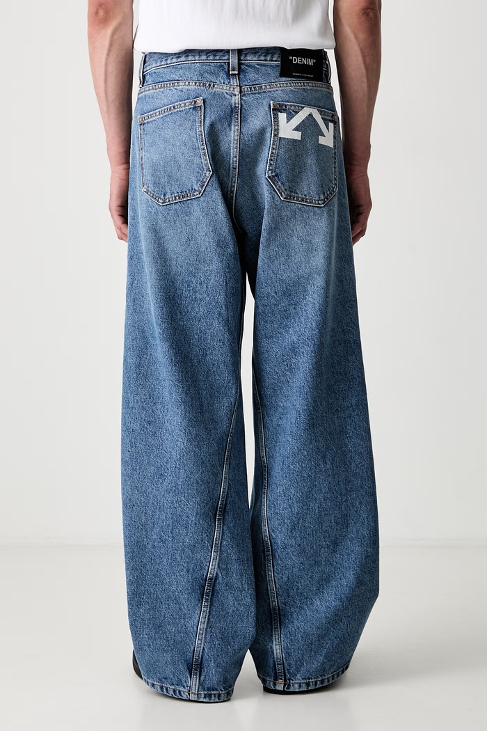 Одяг Off-White Half Arrow джинси relaxed fit чоловічі 44XYA197S26D001400 блакитний