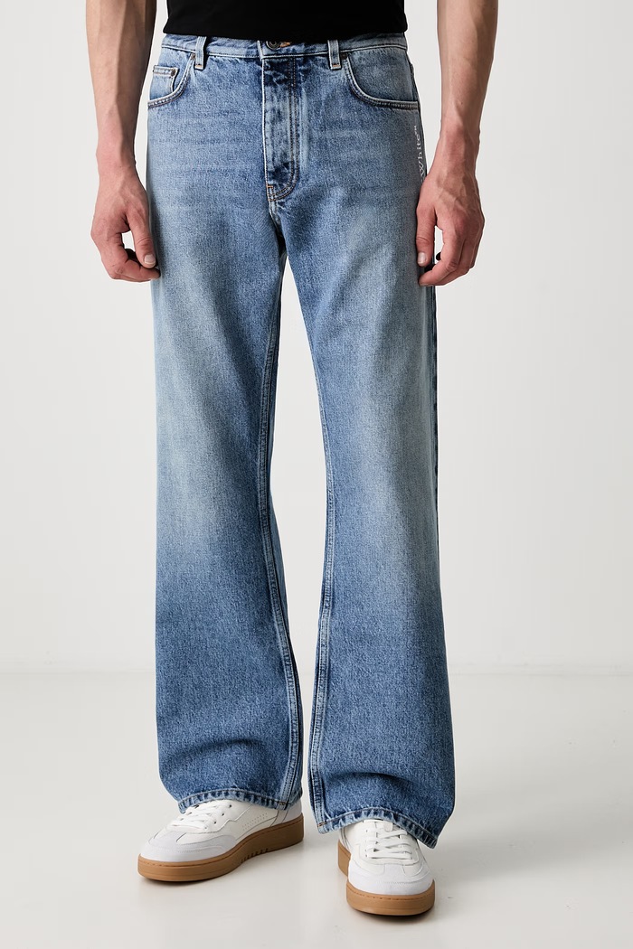 Off-White Half Arrow джинсы relaxed fit для мужчин голубой 44XYA18JS26D002400