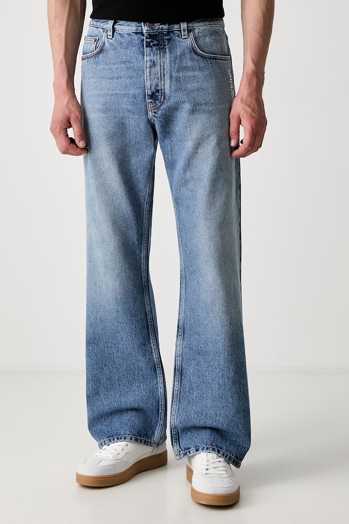 Off-White Half Arrow джинсы relaxed fit для мужчин голубой 44XYA18JS26D002400
