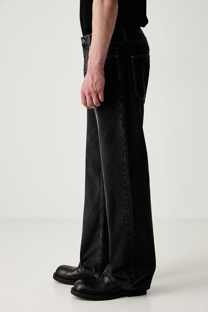 Off-White Half Arrow дънки relaxed fit мъжки 44XCE04JS26F003001 черен SS26