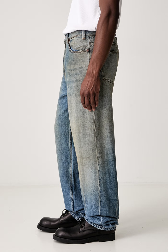 MM6 Maison Margiela jeansy regular męskie niebieski SH2LA0053.M30055