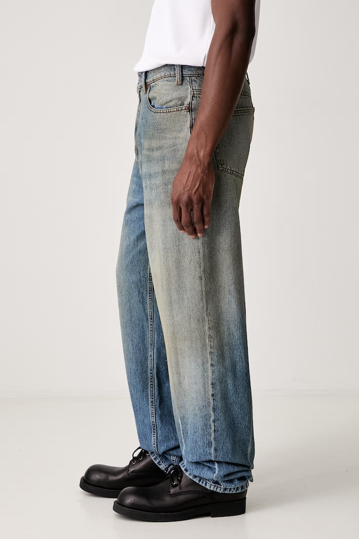 MM6 Maison Margiela jeansy regular męskie niebieski SH2LA0053.M30055