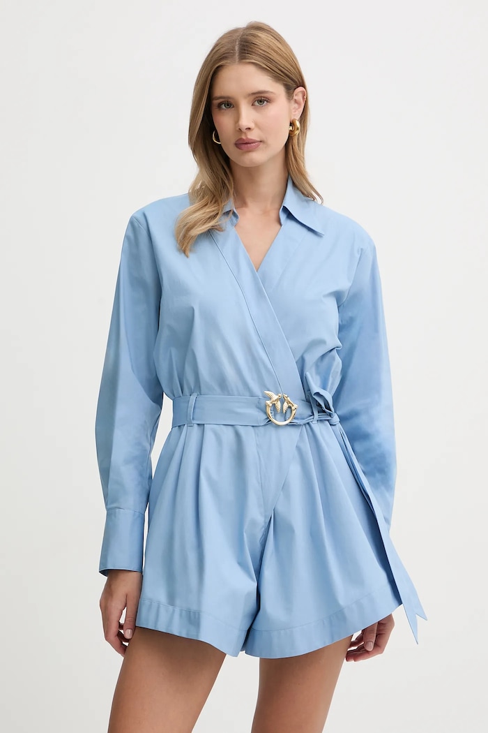 Pinko kezeslábas galléros kék 106604.A35Q
