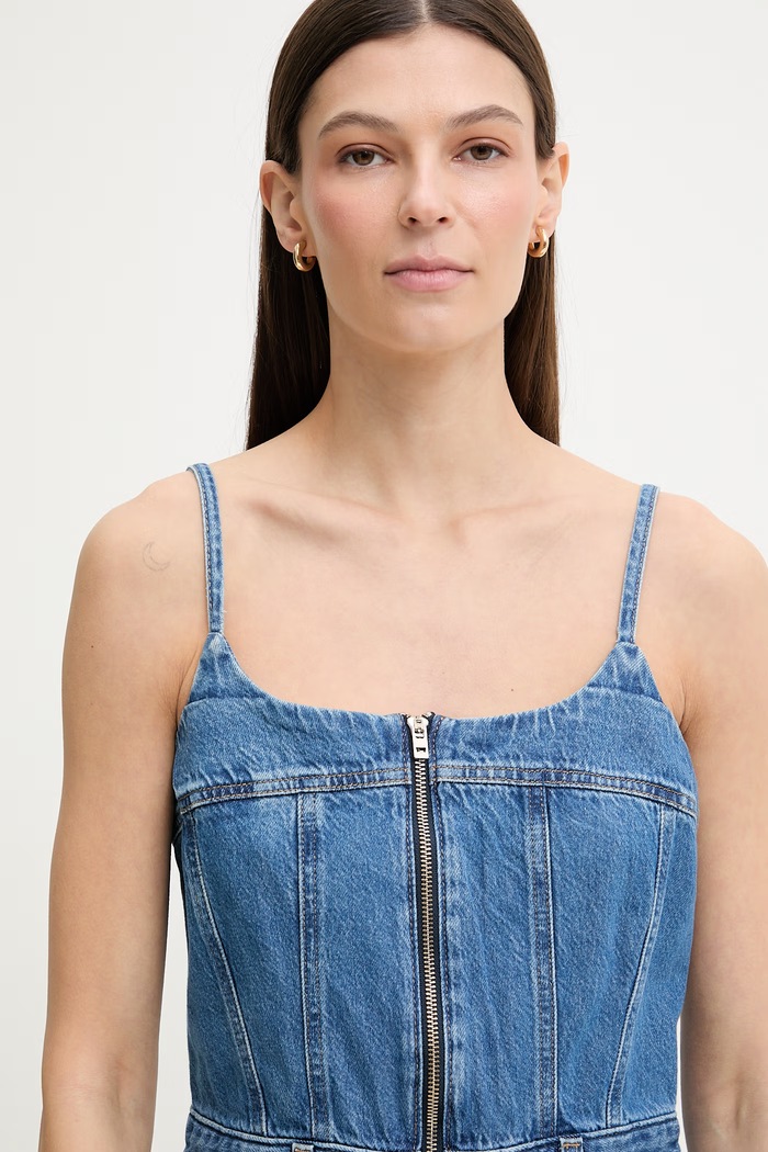 Levi's dámsky rifľový overal JOLENE ROMPER modrá 005O7.0000