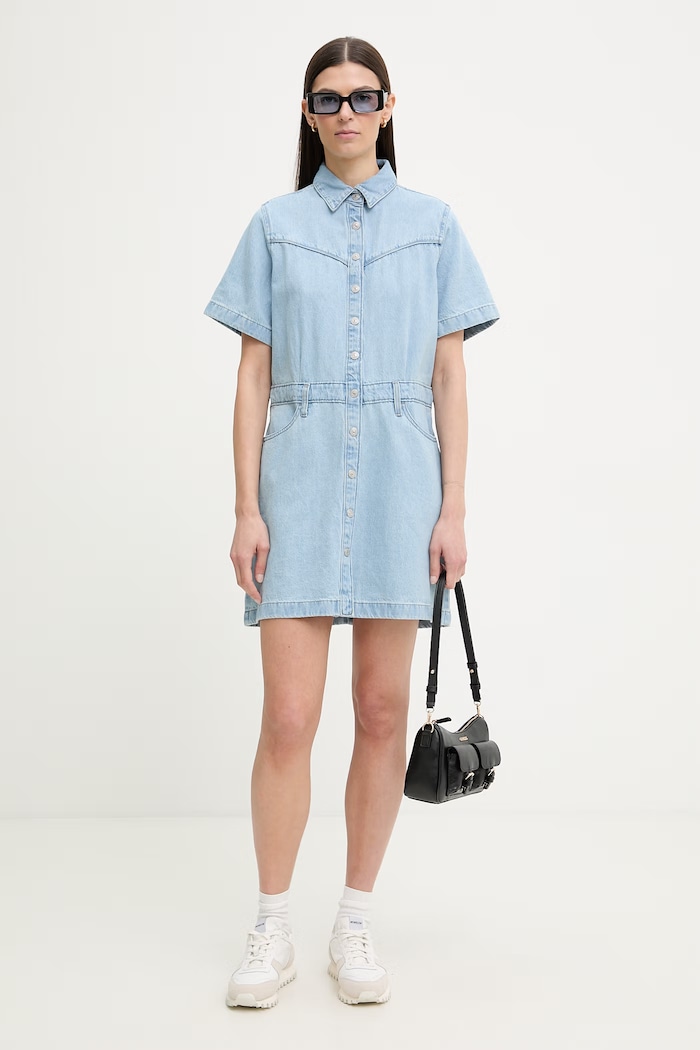 Levi's farmer ruha SS LOGAN WESTERN 005I6 kék SS26